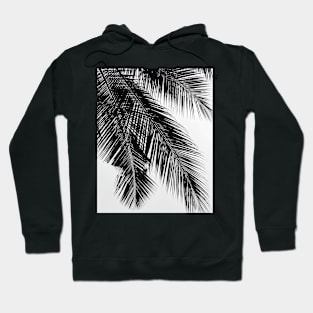 Palm leaves, Modern art, Wall art, Print, Minimalistic, Modern, Scandinavian print Hoodie